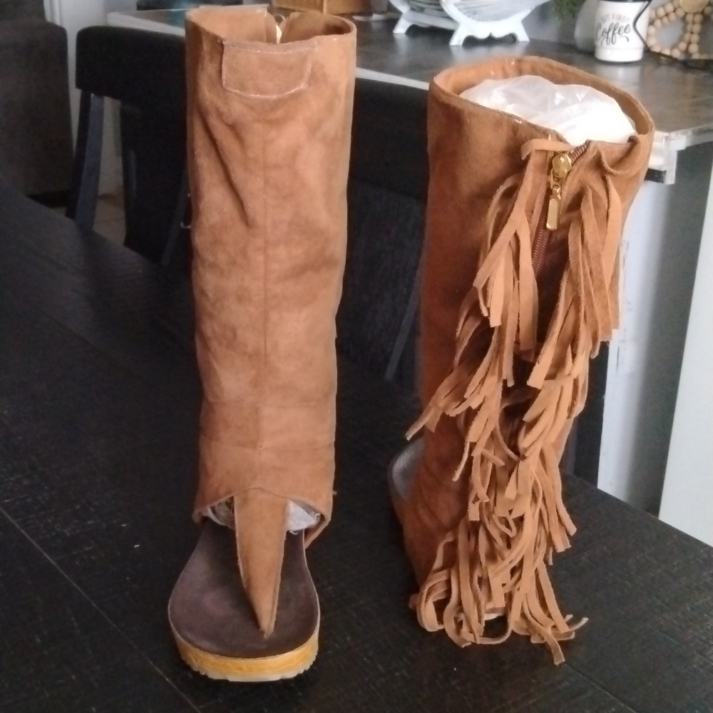 SUEDE SANDALS - Picture 2 of 14